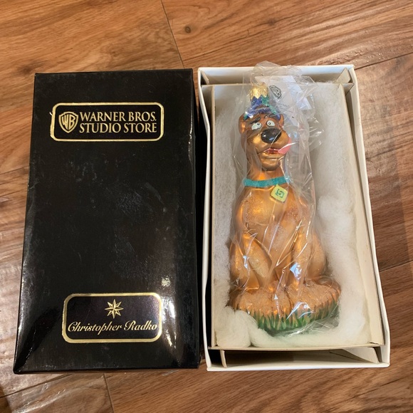 Vintage Christopher Radko Warner Bros. Studio Scooby Doo Ornament NIB
